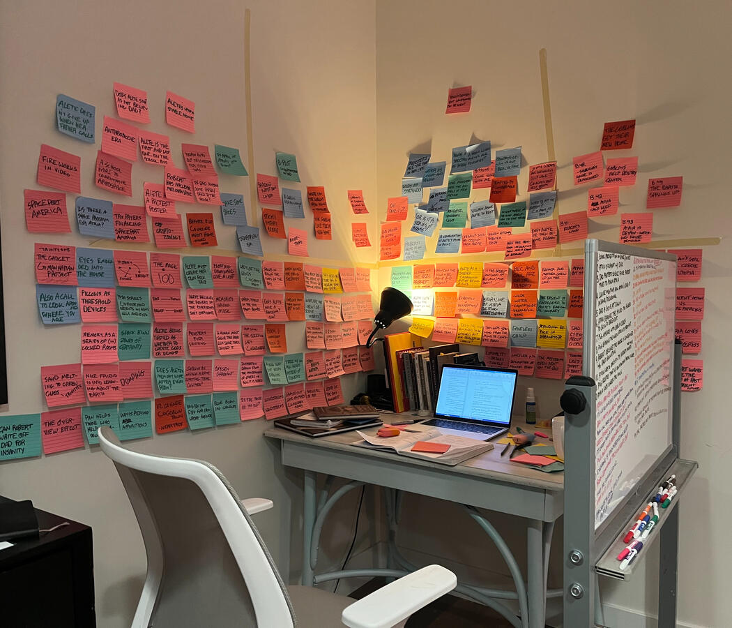 Typical example of Sarnow's writing desk