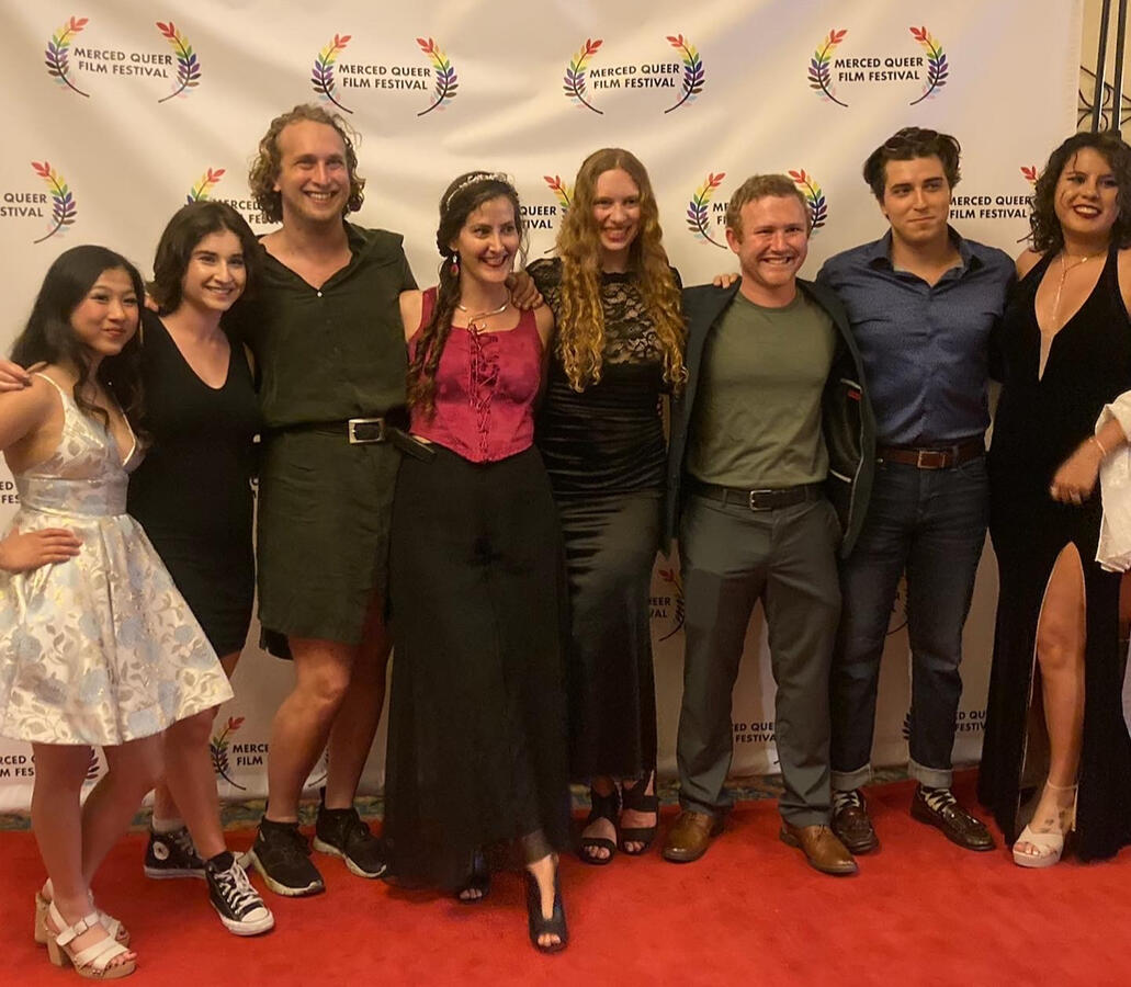 Sarnow with 'The Last Day of Retrogrades' red carpet premiere